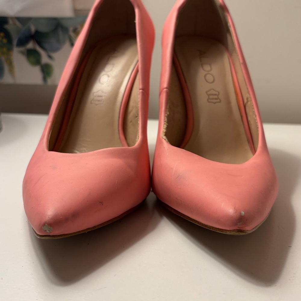 Aldo YBUVIA Matte Pink Heels - Picture 7 of 16